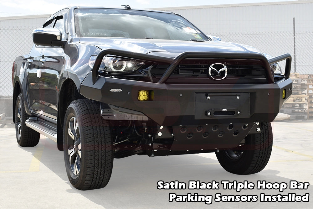 Mazda BT-50 TF 2021-ON Ambush Triple Hoop Bullbar