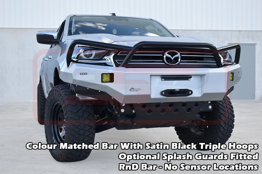 Mazda BT-50 TF 2021-ON Ambush Triple Hoop Bullbar