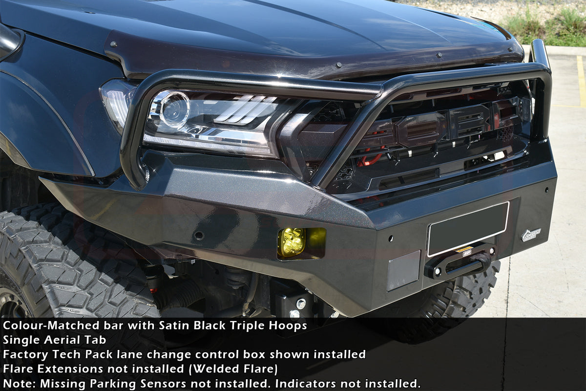 Ford Ranger PX MK2 8/2015-7/2018 Ambush Triple Hoop Bullbar