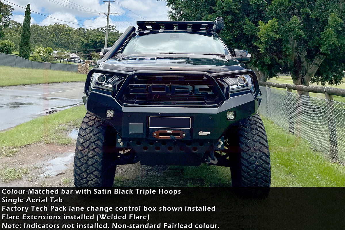 Ford Ranger PX MK2 8/2015-7/2018 Ambush Triple Hoop Bullbar